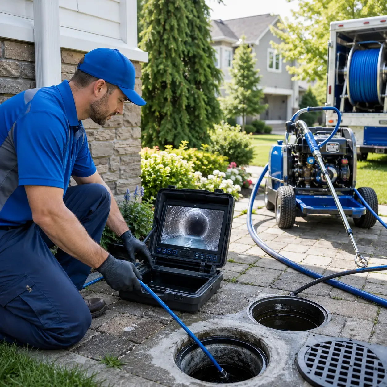 Outdoor drain cleaning professionals serving East Butler, PA